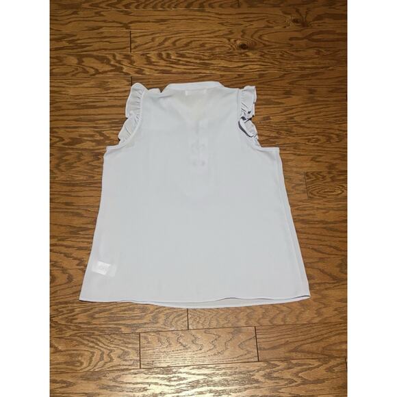 Michael Kors Women's Lilac Purple Sleeveless Blouse w/ Flutter Shoulders, Size M - Picture 4 of 4